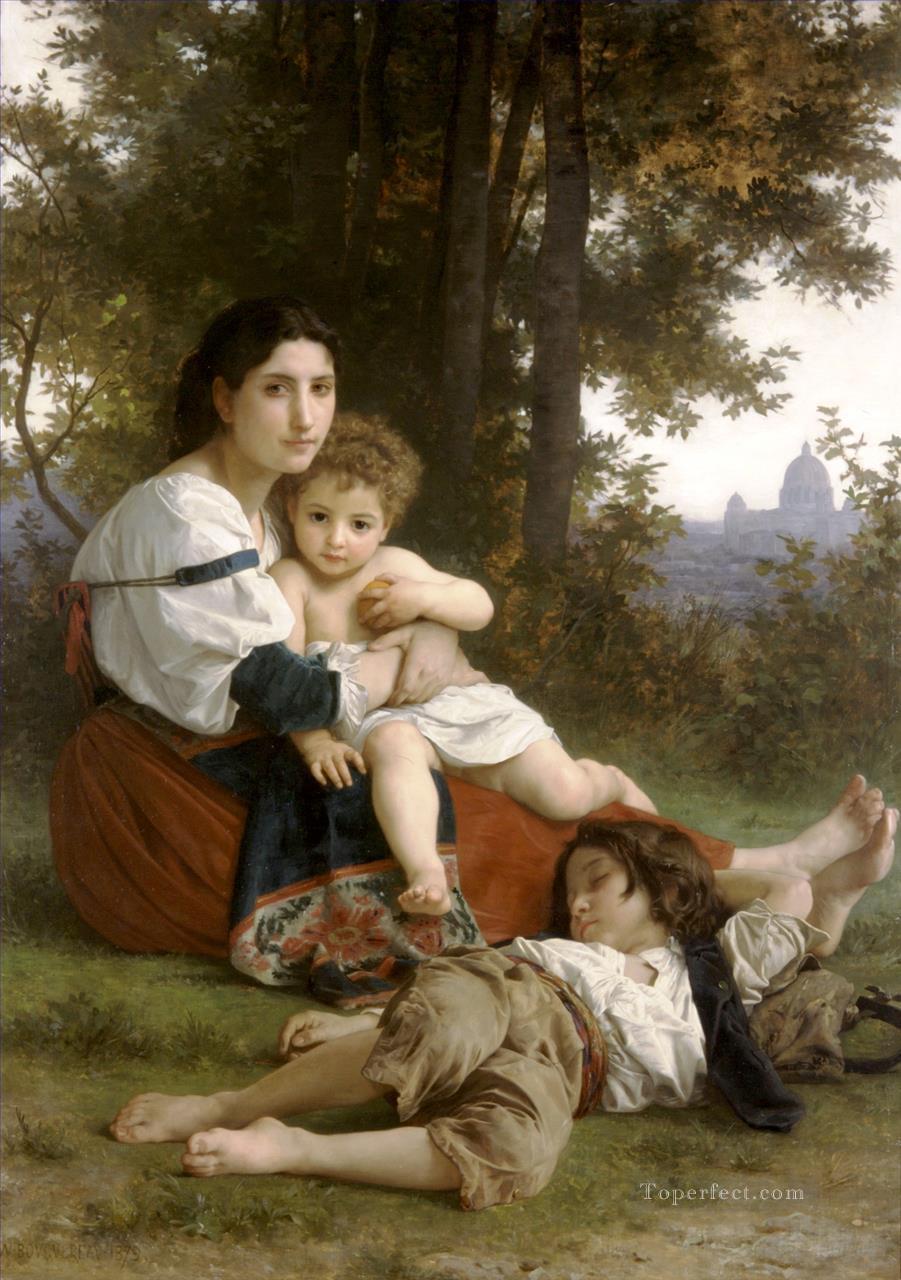 Los repos Realismo William Adolphe Bouguereau Pintura al óleo